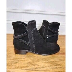 Mint La Candienne Waterproof Sharon Suede Booties Ankle Boots Espresso Brown 7